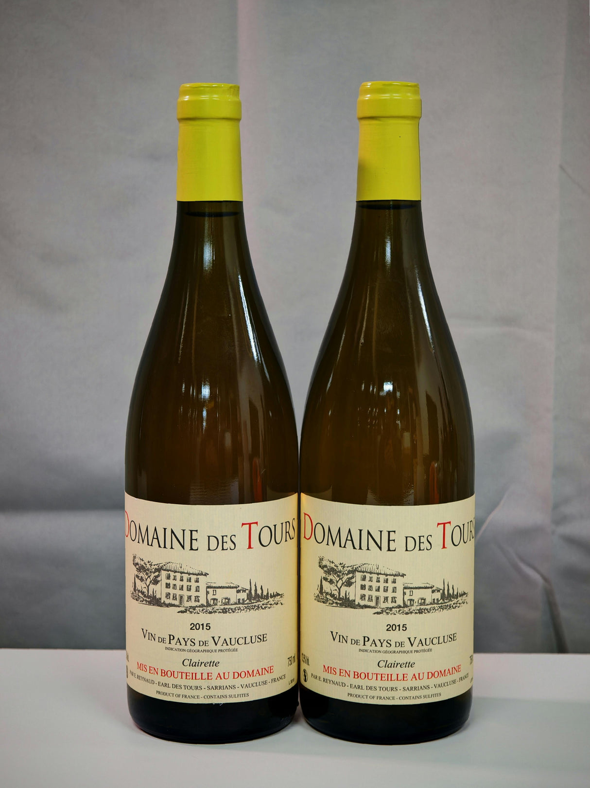 2015 Domaine des Tours, Vaucluse Blanc 750ml