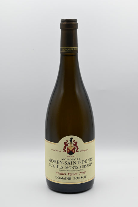 2018 Domaine Ponsot, Morey St Denis Blanc 1er Cru "Clos des Monts Luisants" Vieilles Vignes 750ml