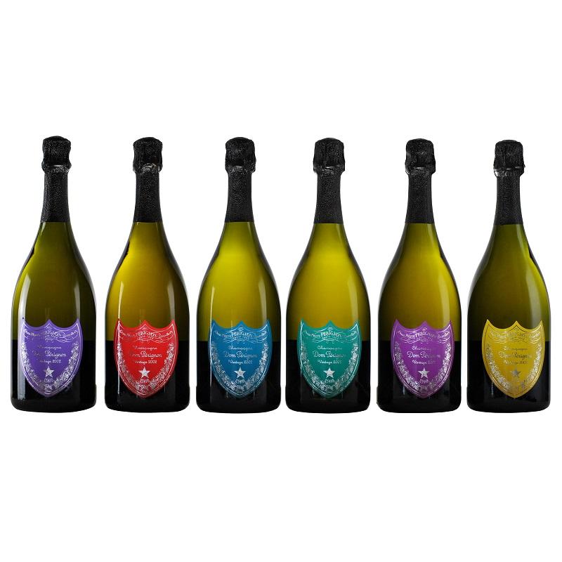 2002 Dom Perignon Andy Warhol Tribute Collection 750ml x 6 bottles
