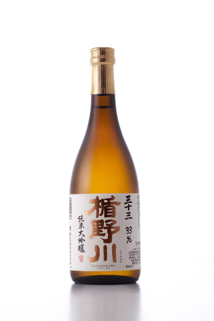 楯野川 三十三 純米大吟釀 720ml x 12支 [原箱優惠]