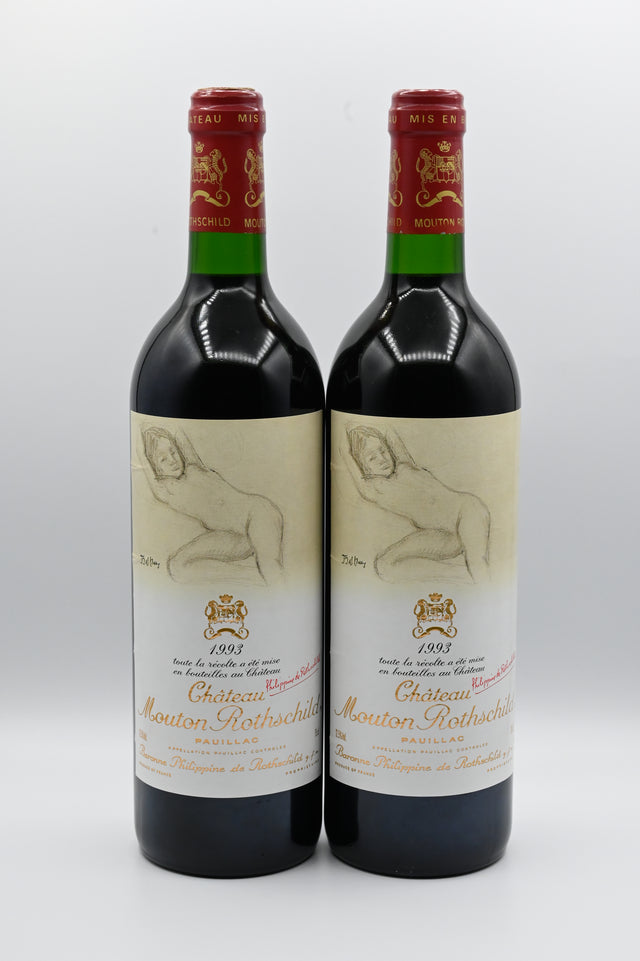 1993 Chateau Mouton Rothschild 750ml - Balthus Lable