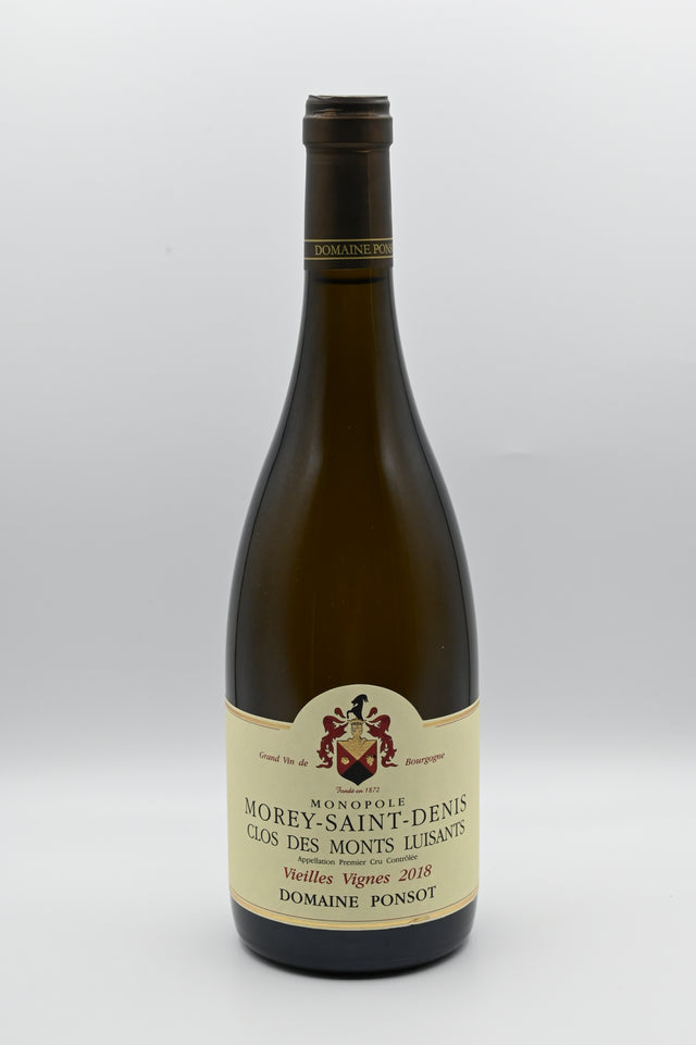 2018 Domaine Ponsot, Morey St Denis Blanc 1er Cru "Clos des Monts Luisants" Vieilles Vignes 750ml