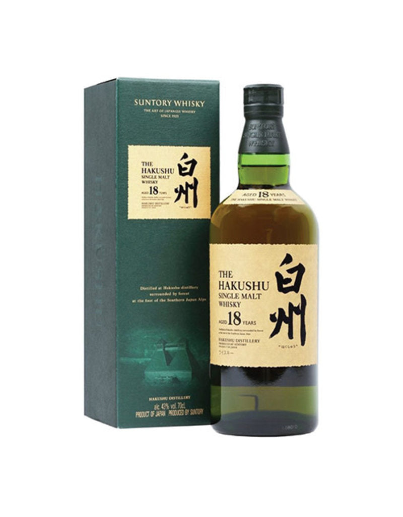 The Hakushu 18 Years Old Single Malt Whisky 700ml