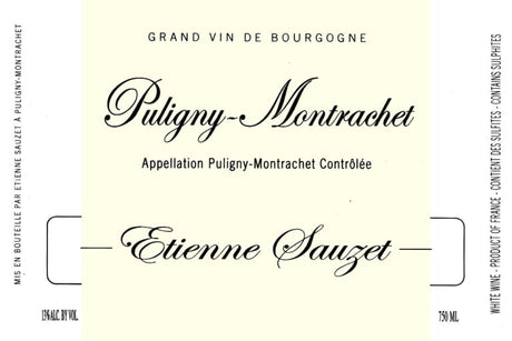 2010 Etienne Sauzet, Puligny Montrachet 750ml