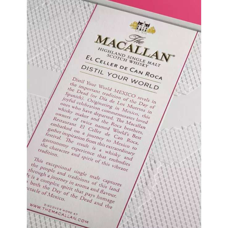 The Macallan Distil Your World Mexico Edition Whisky 700ml